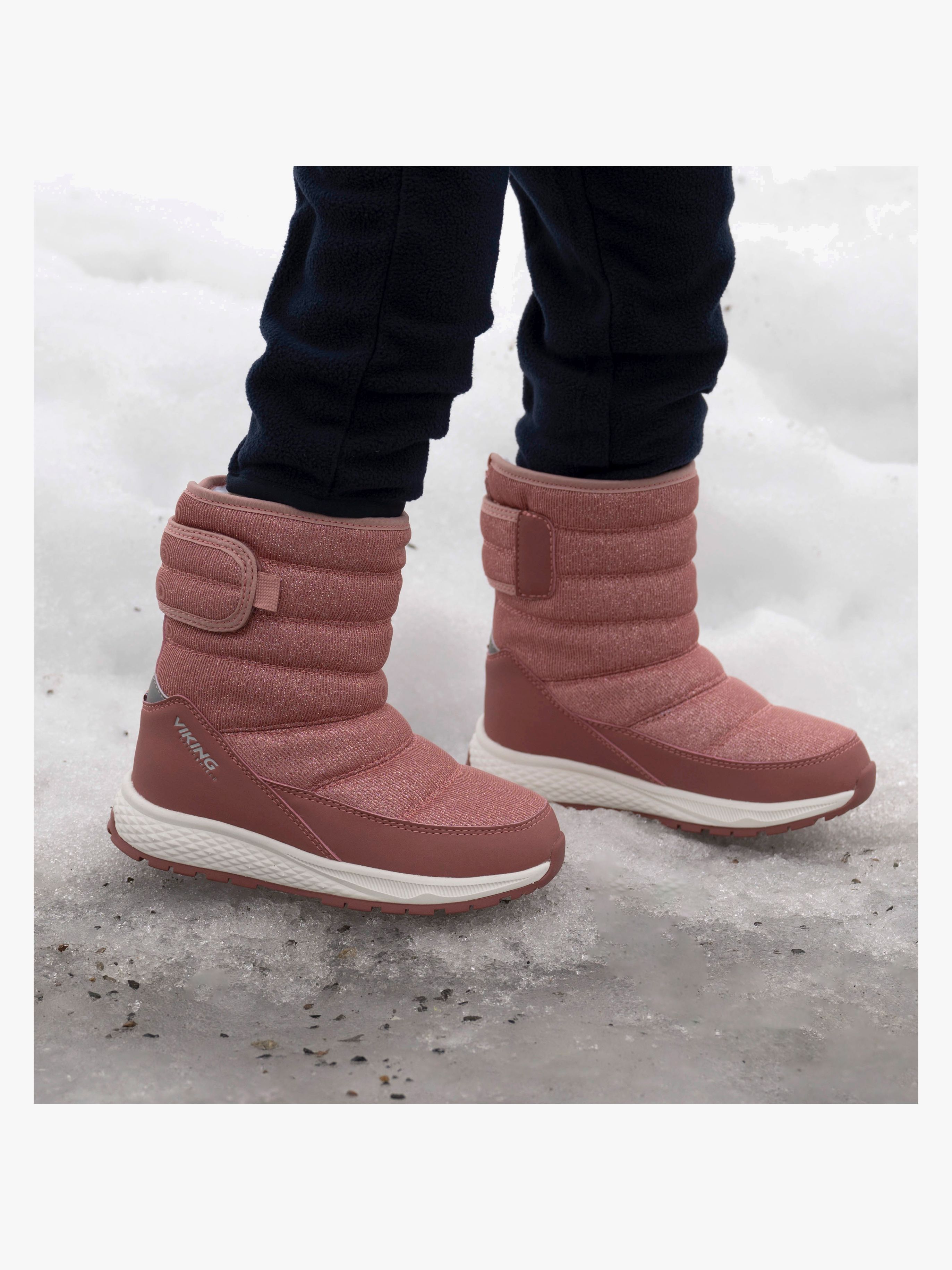 Equip Glitter Pull-On WP Winterstiefel, Rosa, 22