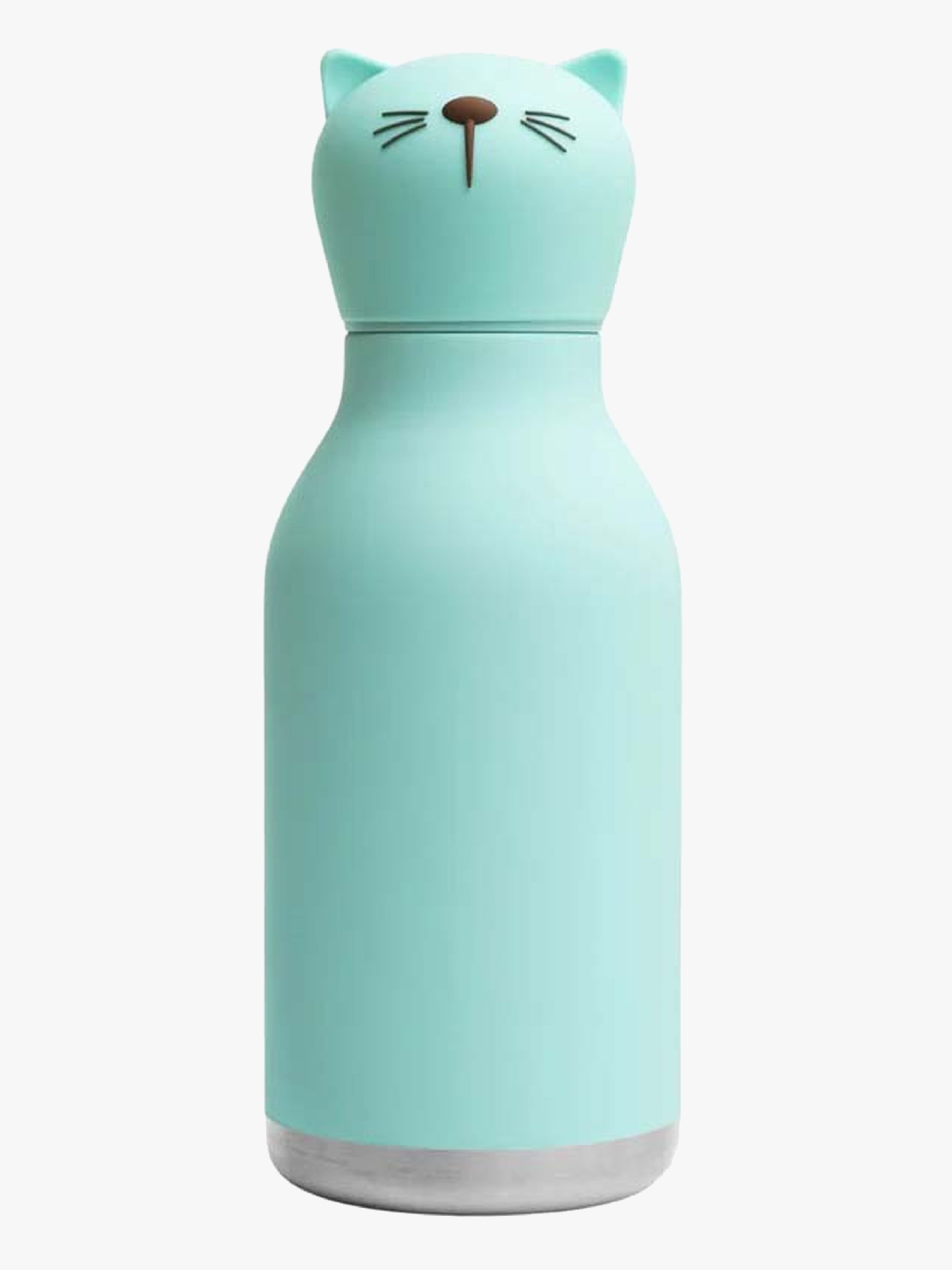 Asobu Bestie Trinkflasche Katze, Mintgrün