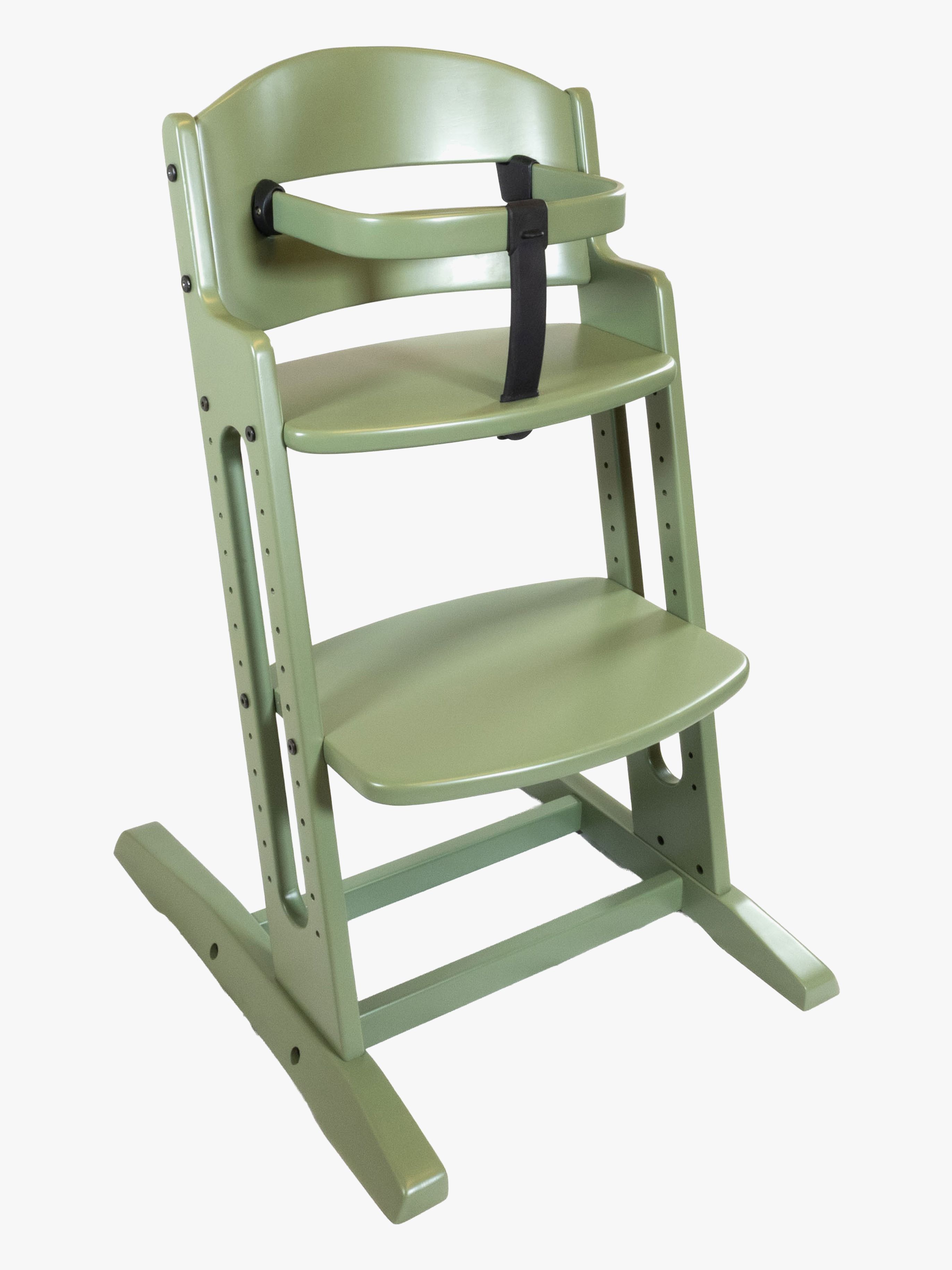Danstolen Hochstuhl inkl. Sicherheitsbügel & Riemen, Soft Green