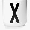 Design Letters Becher Keramik X, Weiß