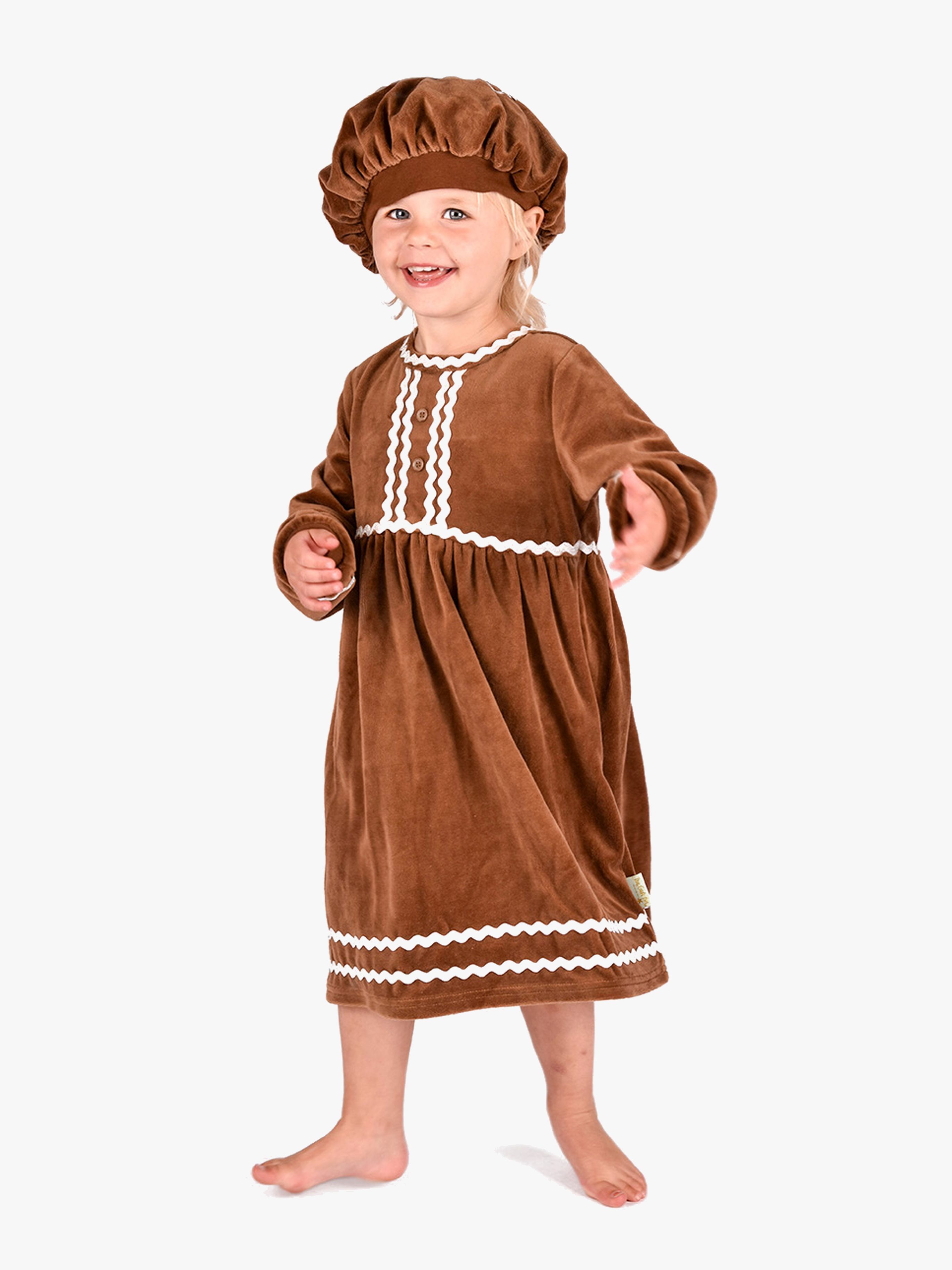 Den Goda Fen Kostüm Pfefferkuchenkleid, 86-92