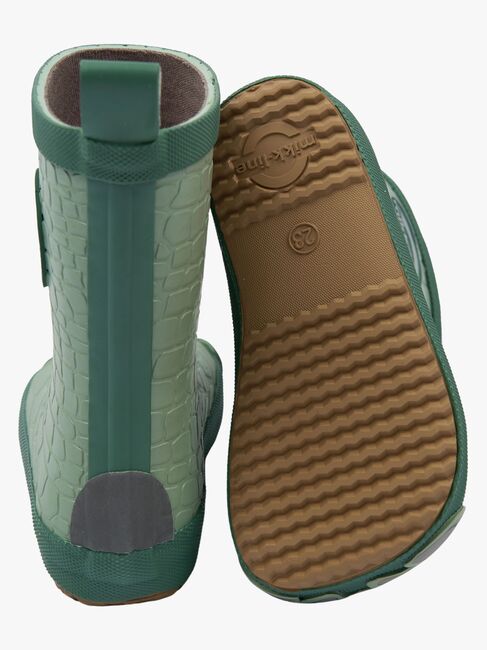 Mikk-Line Barefoot Dragon Gummistiefel, Green Milieu