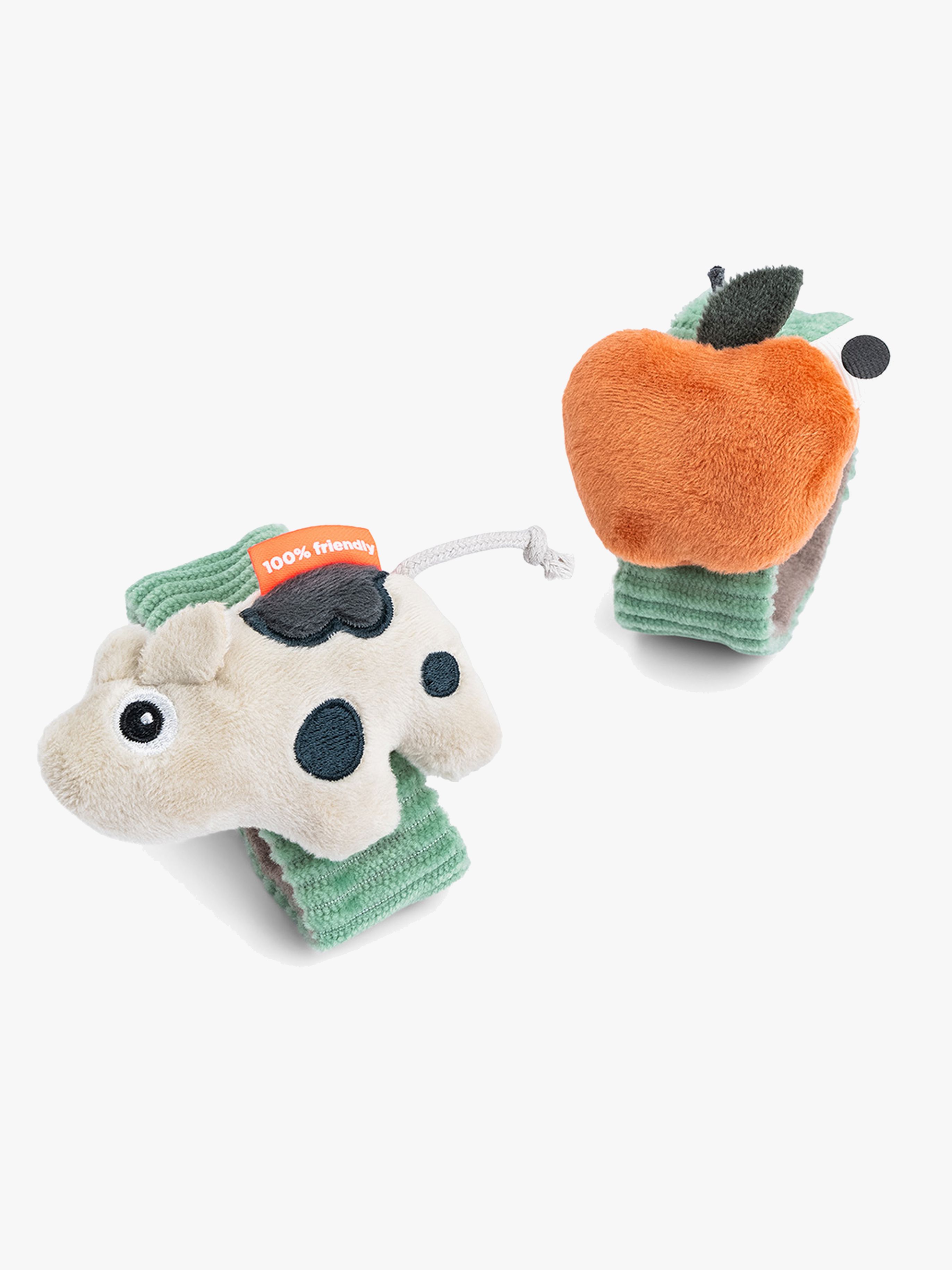 Handgelenksrassel 2er-Pack, Dotti Green, Babyspielzeug
