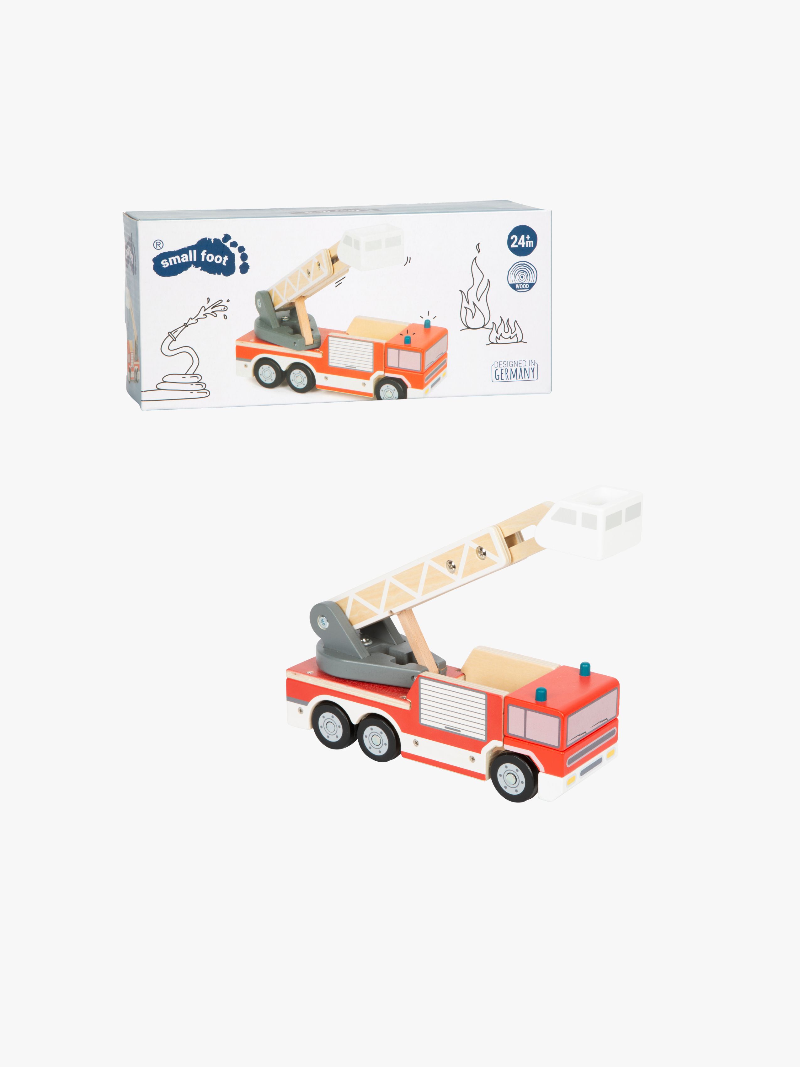 Feuerwehrauto mit Drehleiter