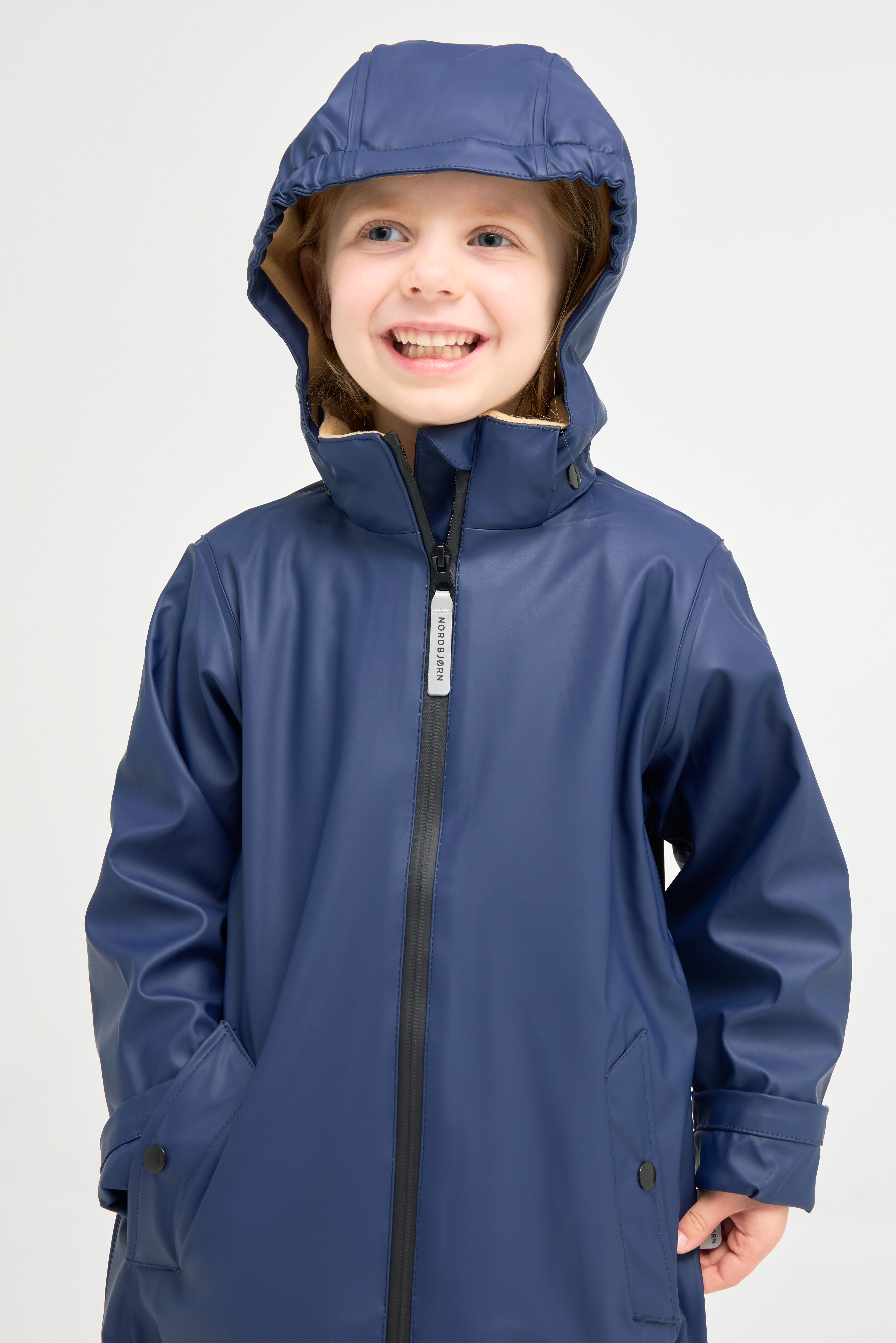 Nordbjørn Marstrand Gefütterte Regenjacke, Peacoat Navy, 110-116