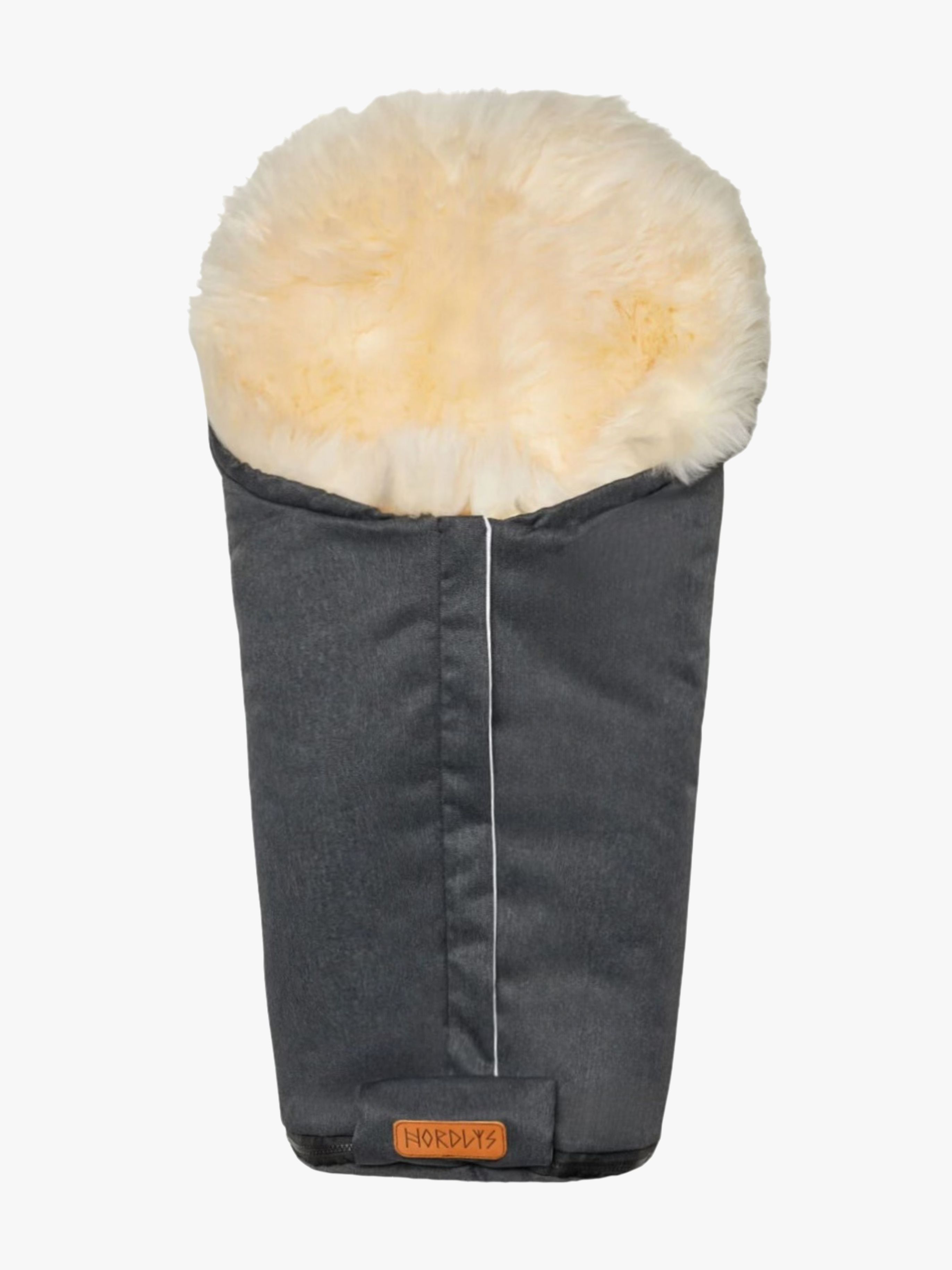 Nordlys Idun Mini Lammfell-Fußsack, Grey/Natural