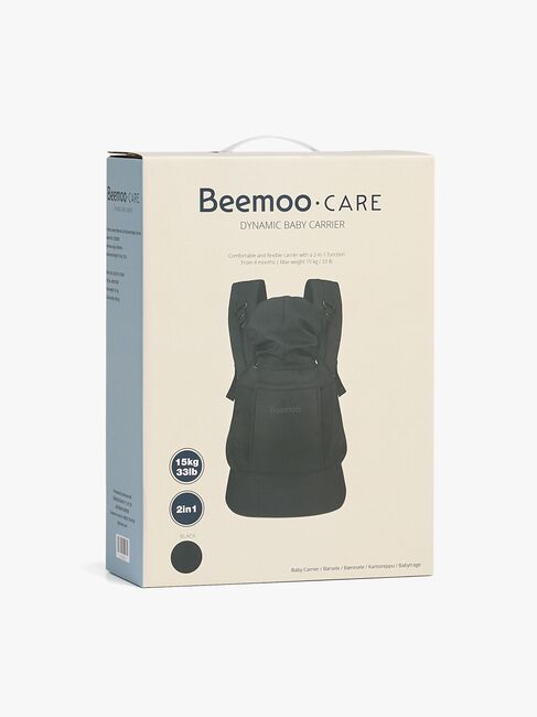 Beemoo CARE Dynamic Babytrage, Schwarz