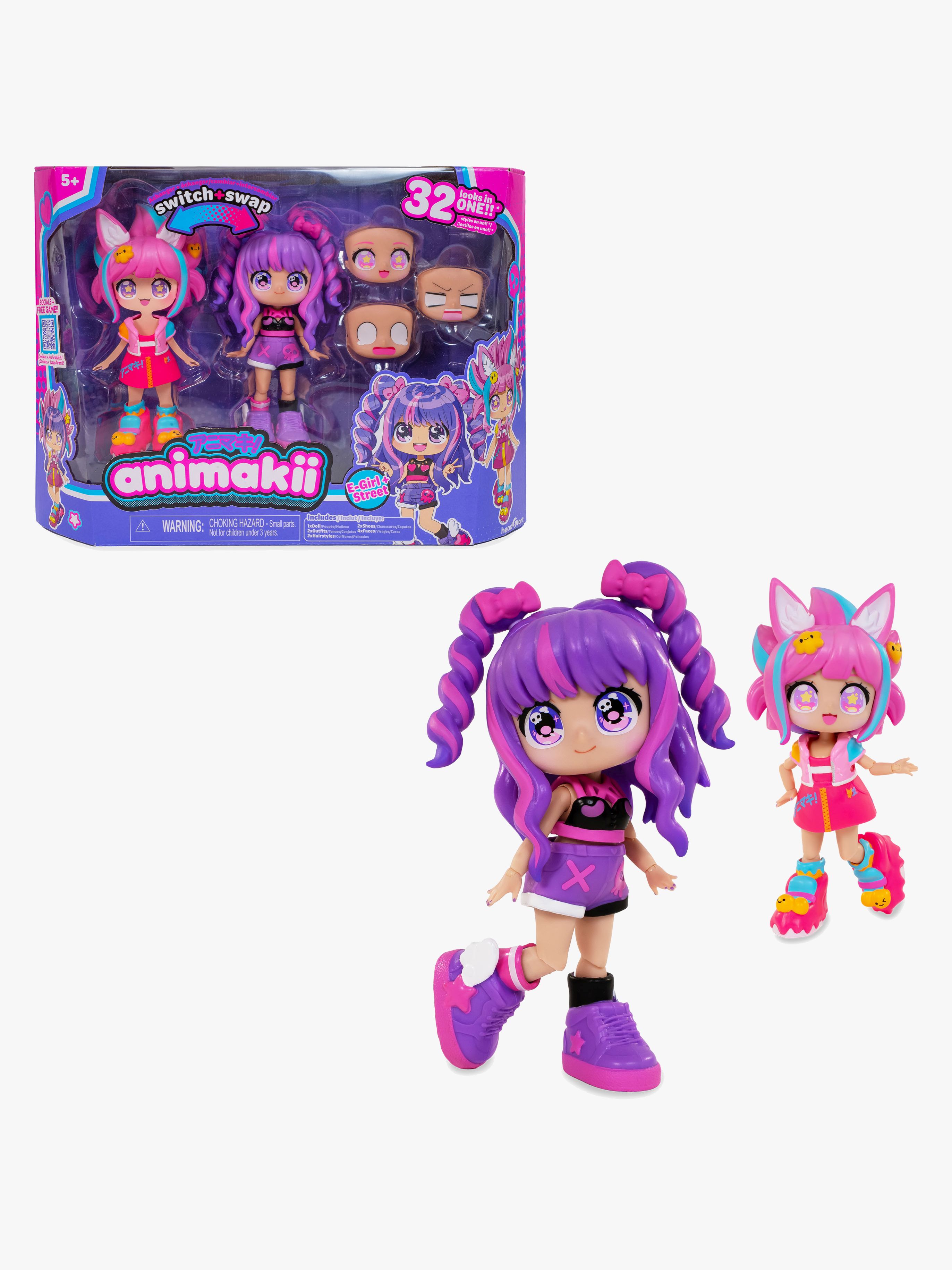 Animakii Puppenset E-Girl &  Gyaru