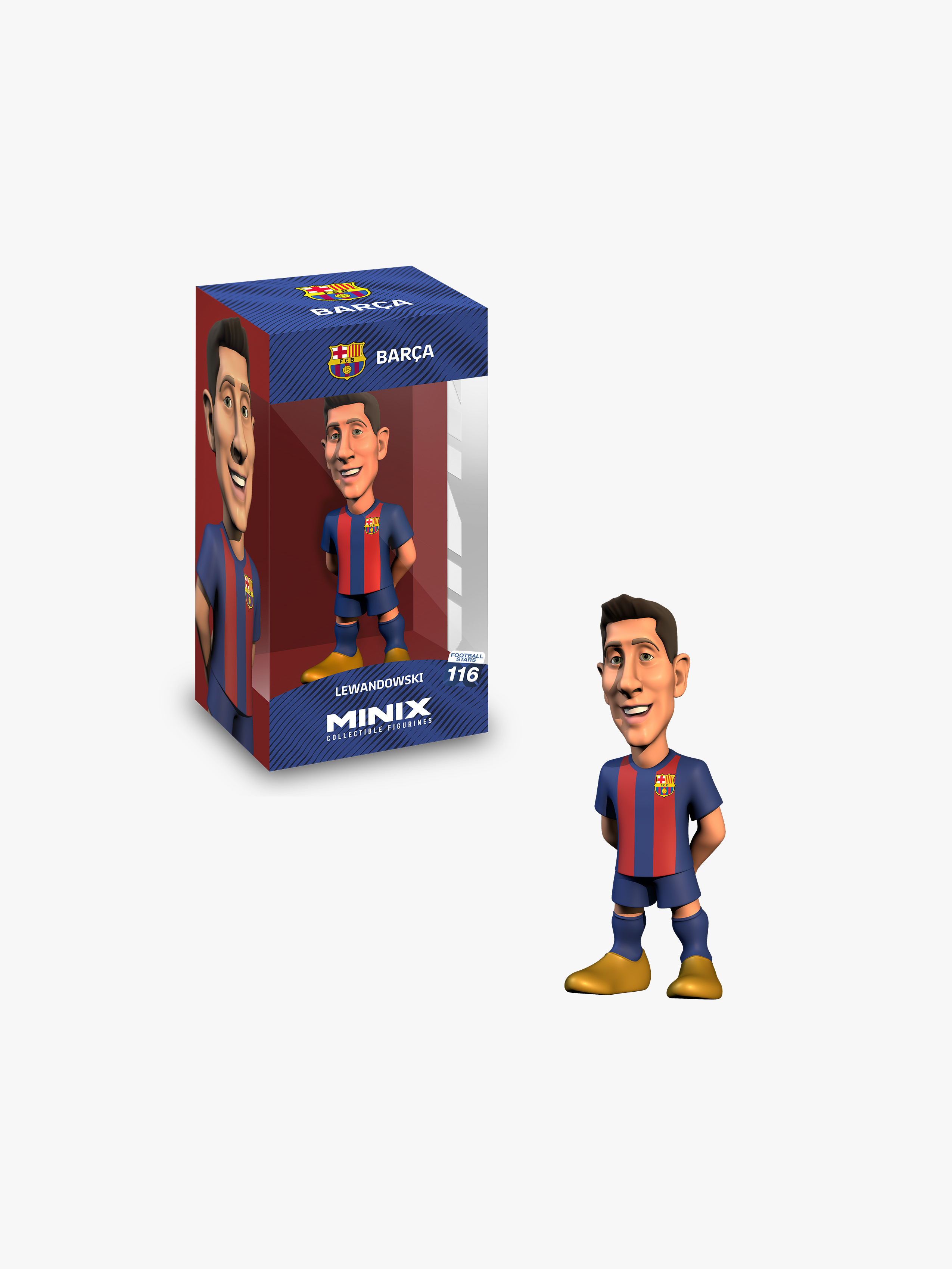 Fußball Sammelfigur Lewandowski FC Barcelona