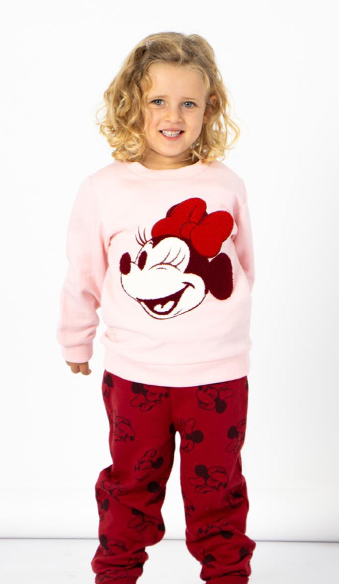 Pulli & Hose Set, Rot / Rosa, 6 Jahre