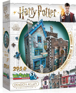 Wrebbit Harry Potter 3D Puzzle Ollivander's Fachgeschäft für Zauberstäbe & Scribbulus