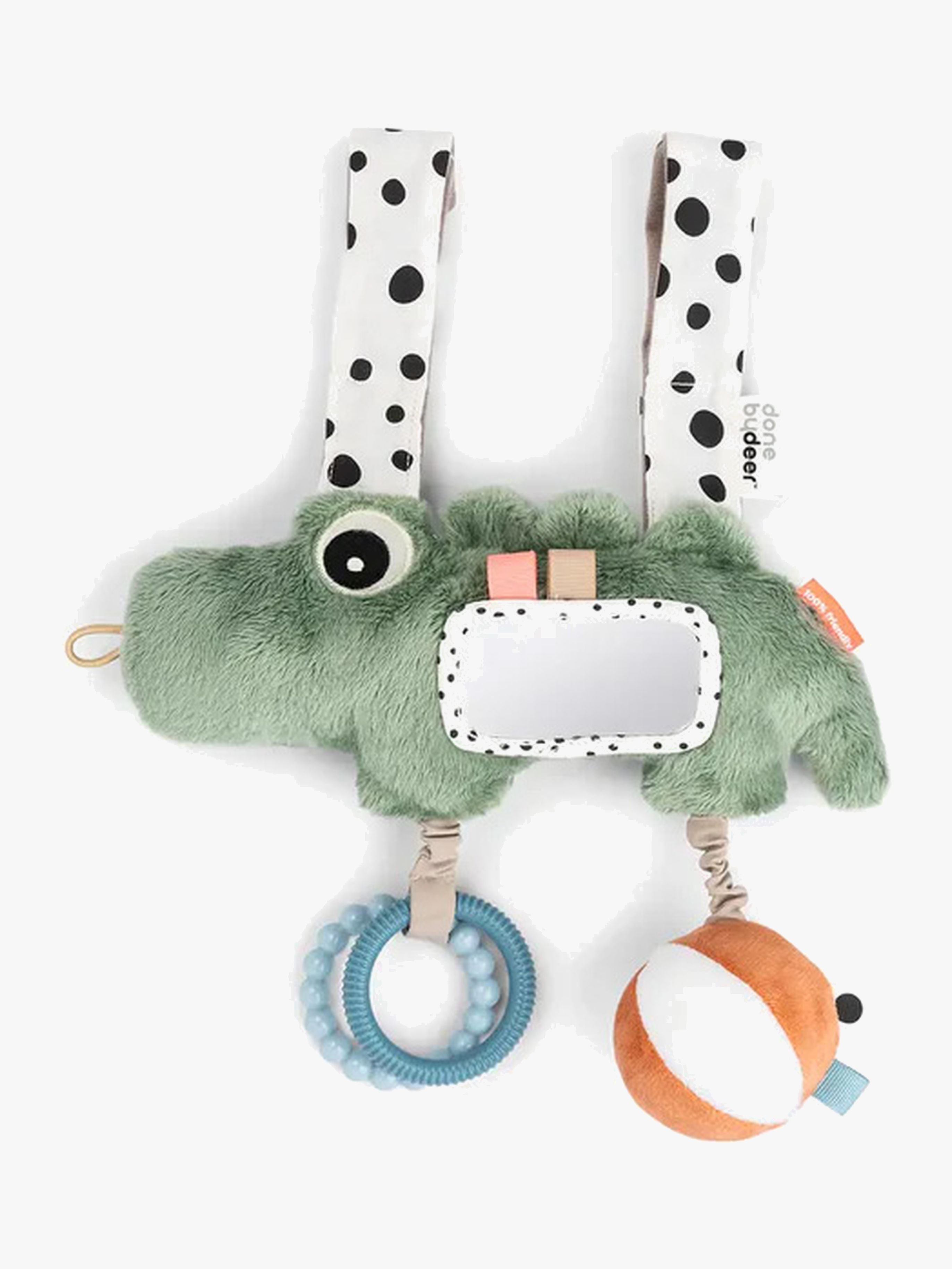 Done By Deer Aktivitätsspielzeug, Croco Green, Babyspielzeug