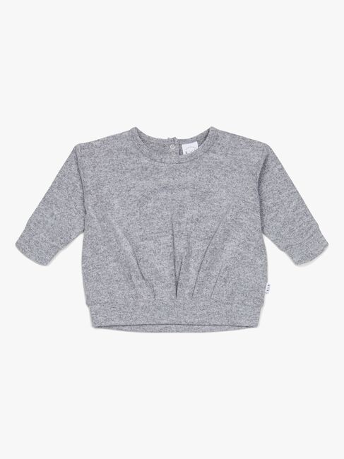 Luca & Lola Rosella Pullover Baby, Grey Melange