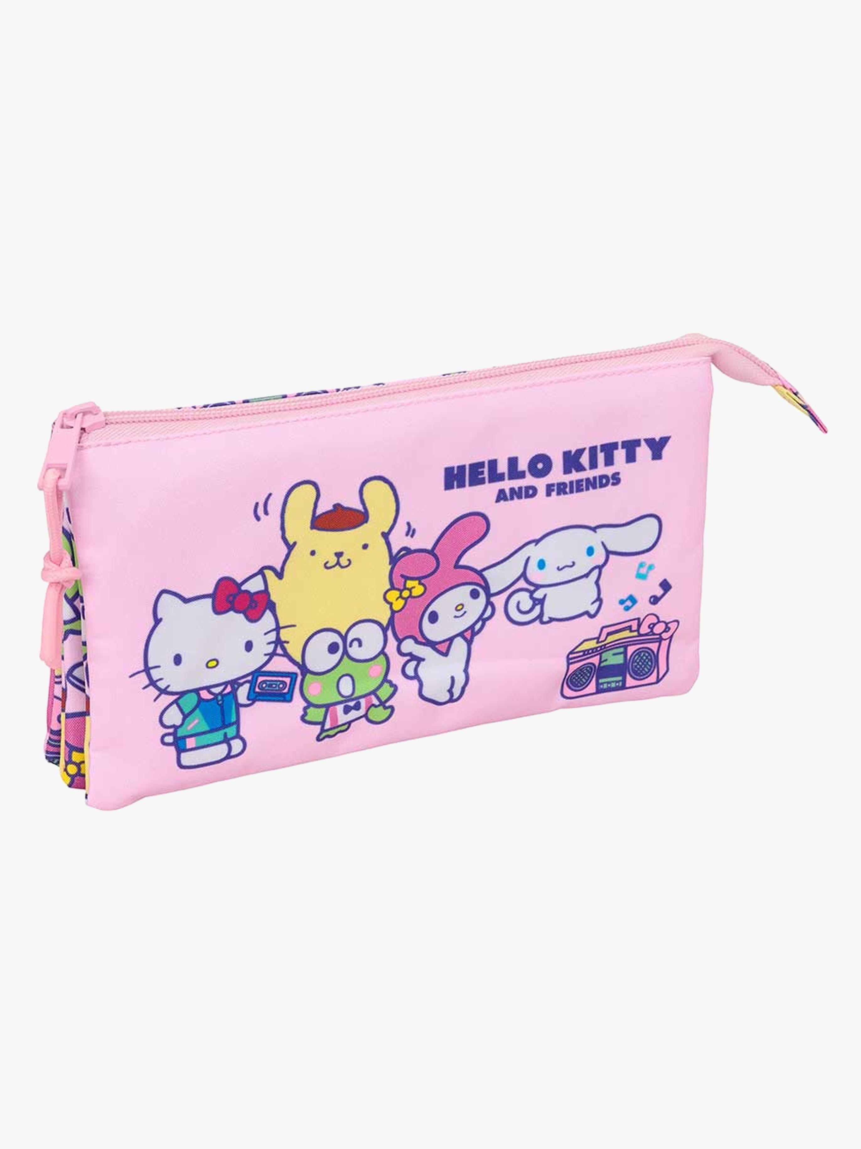 Hello Kitty &  Friends Dreifach-Federmäppchen, Rosa