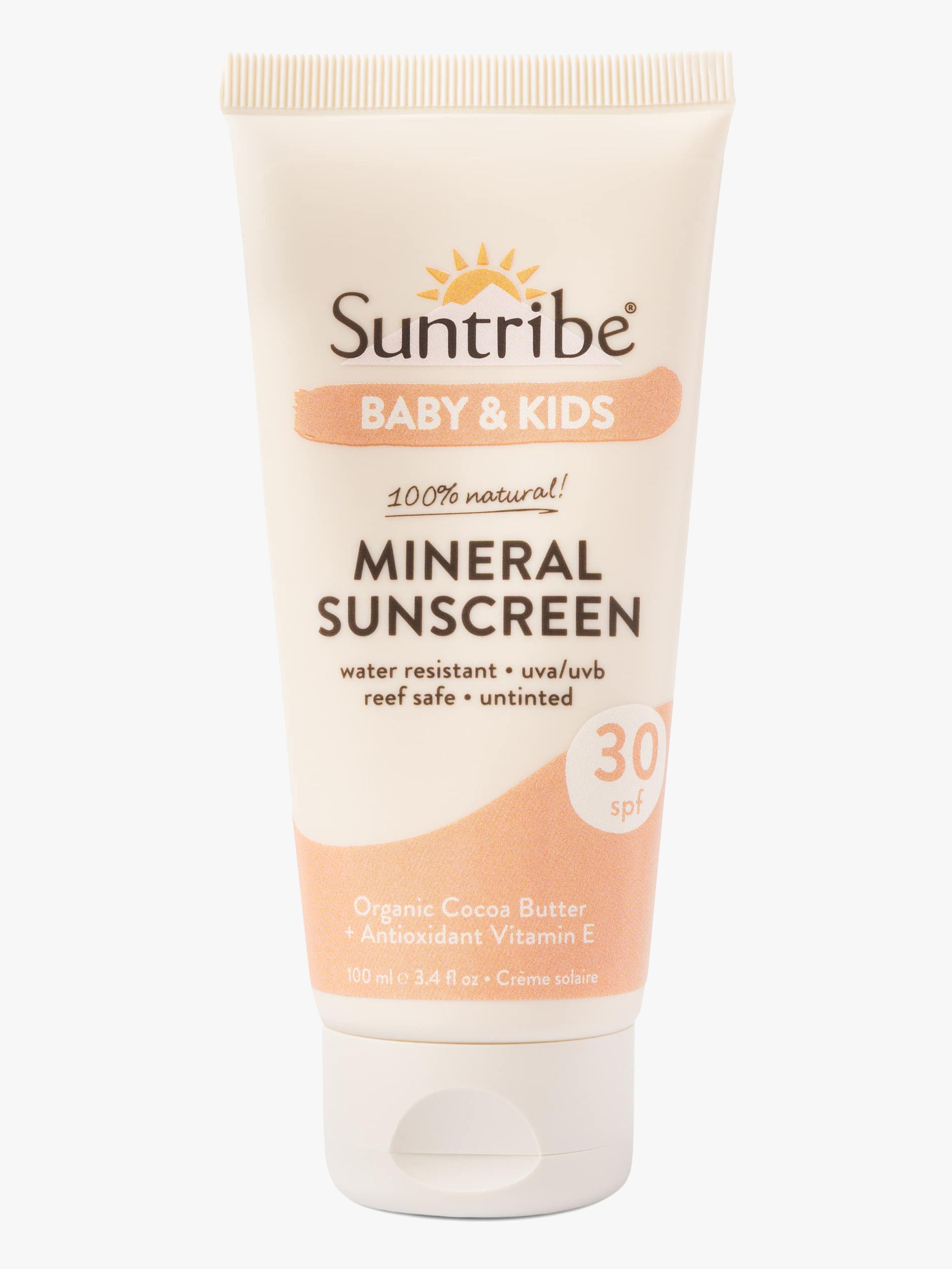Suntribe Baby &  Kids Natural Mineral Sonnencreme LSF 30, 100 ml