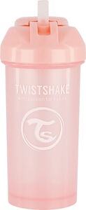 Twistshake Trinkhalmbecher 360 ml, Pearl Pink