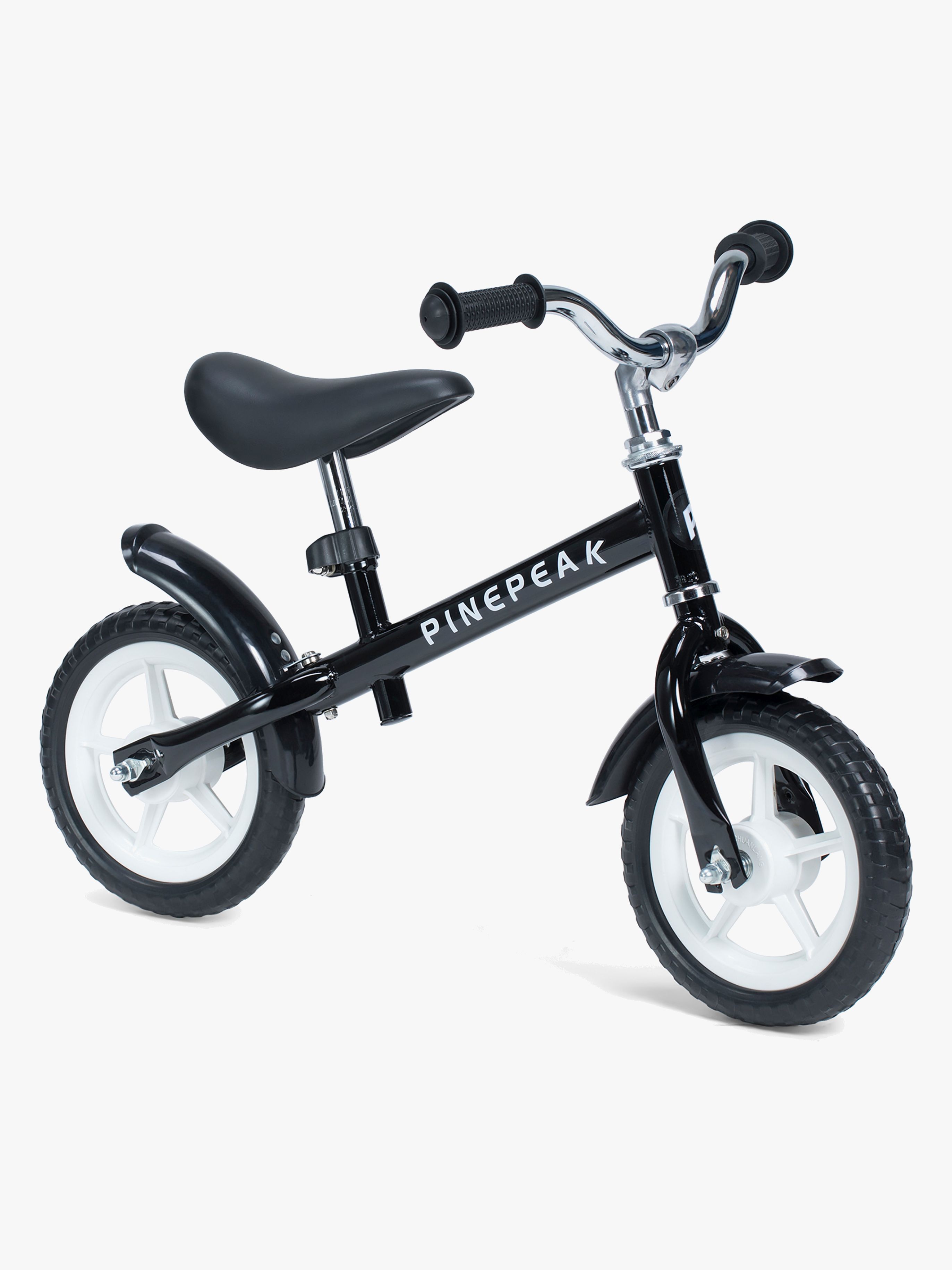Pinepeak Laufrad Komfort 10 Zoll, Schwarz