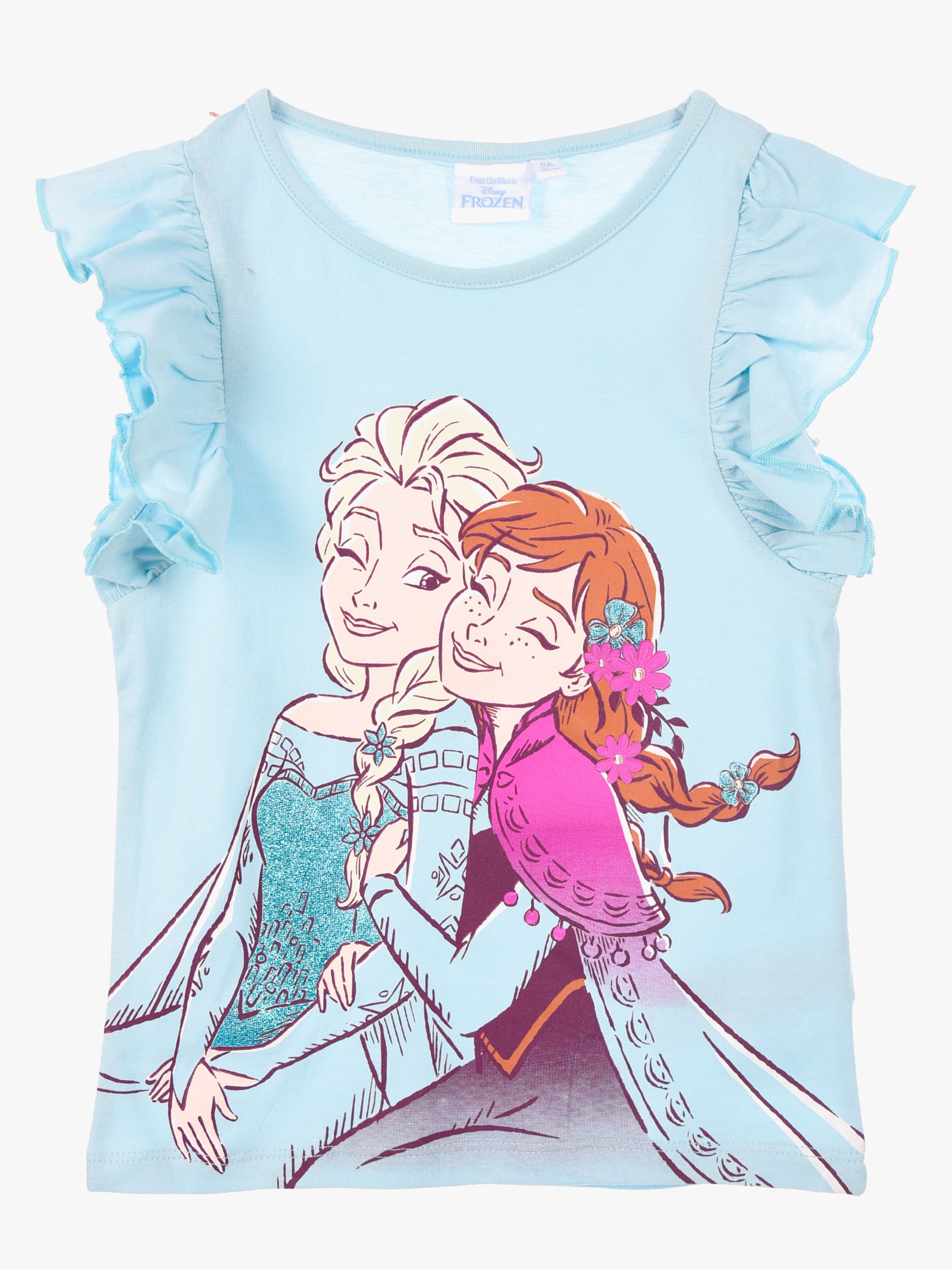 Disney Die Eiskönigin T-Shirt, Blau, 104-110