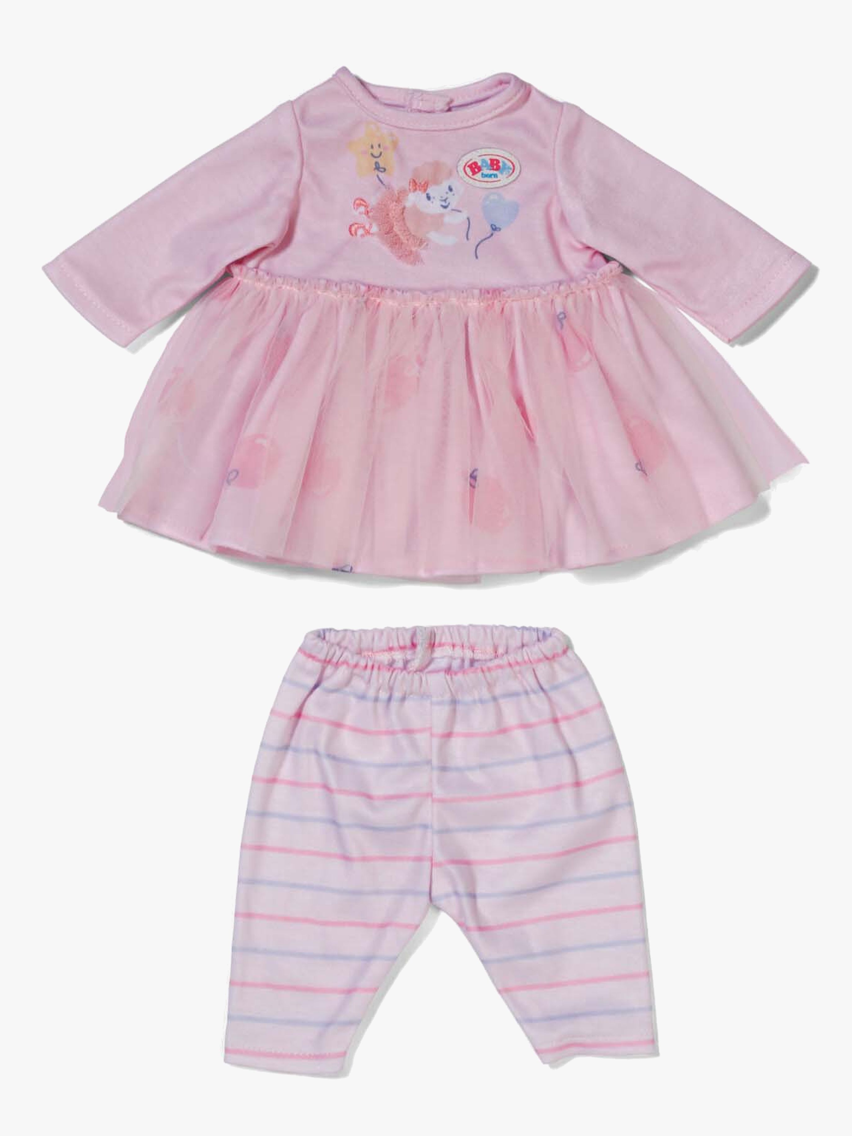 Puppenkleidung Kleid Rose 36 cm