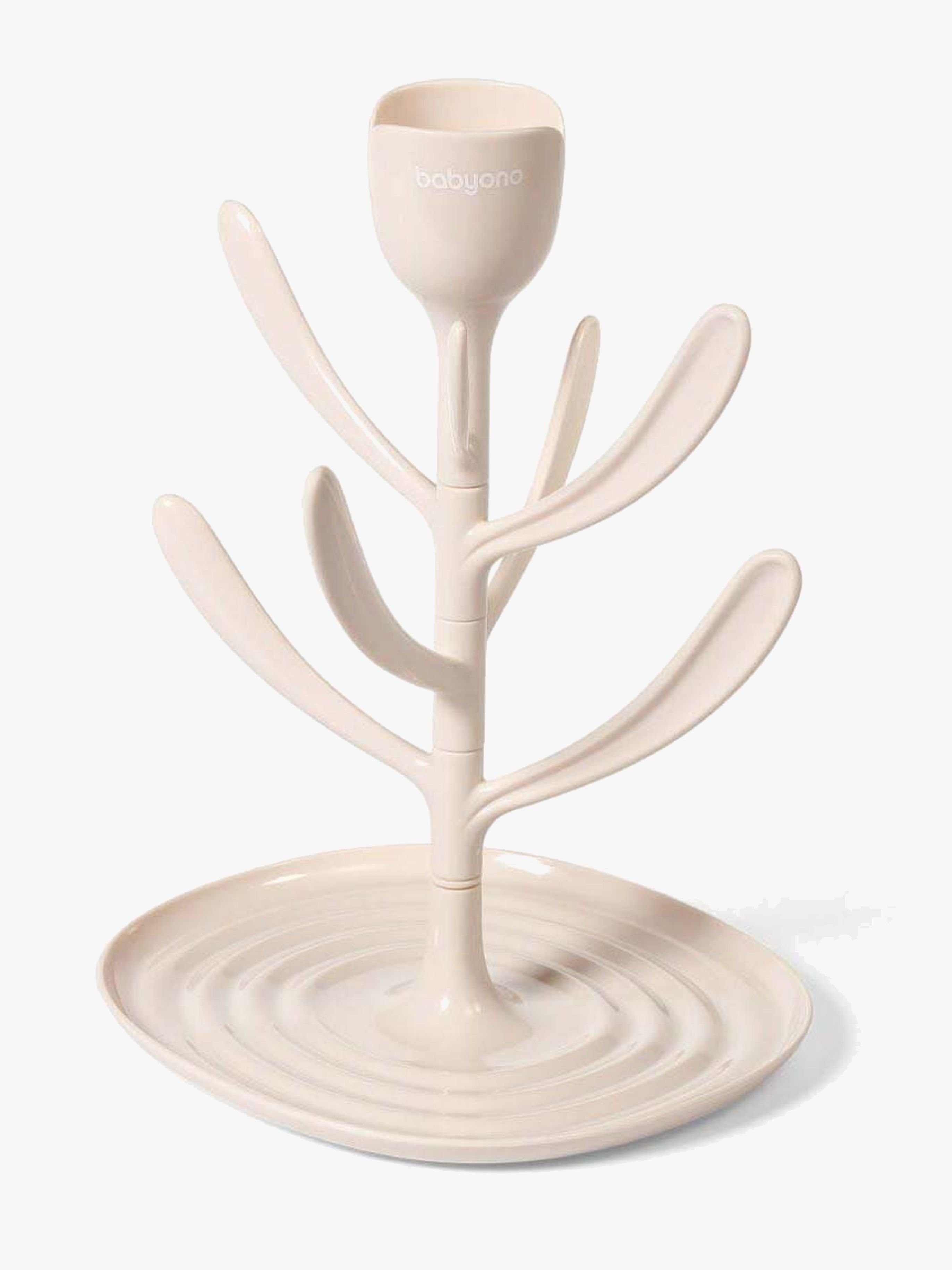Babyono Abtropfgestell für Flaschen Tulpe, Beige