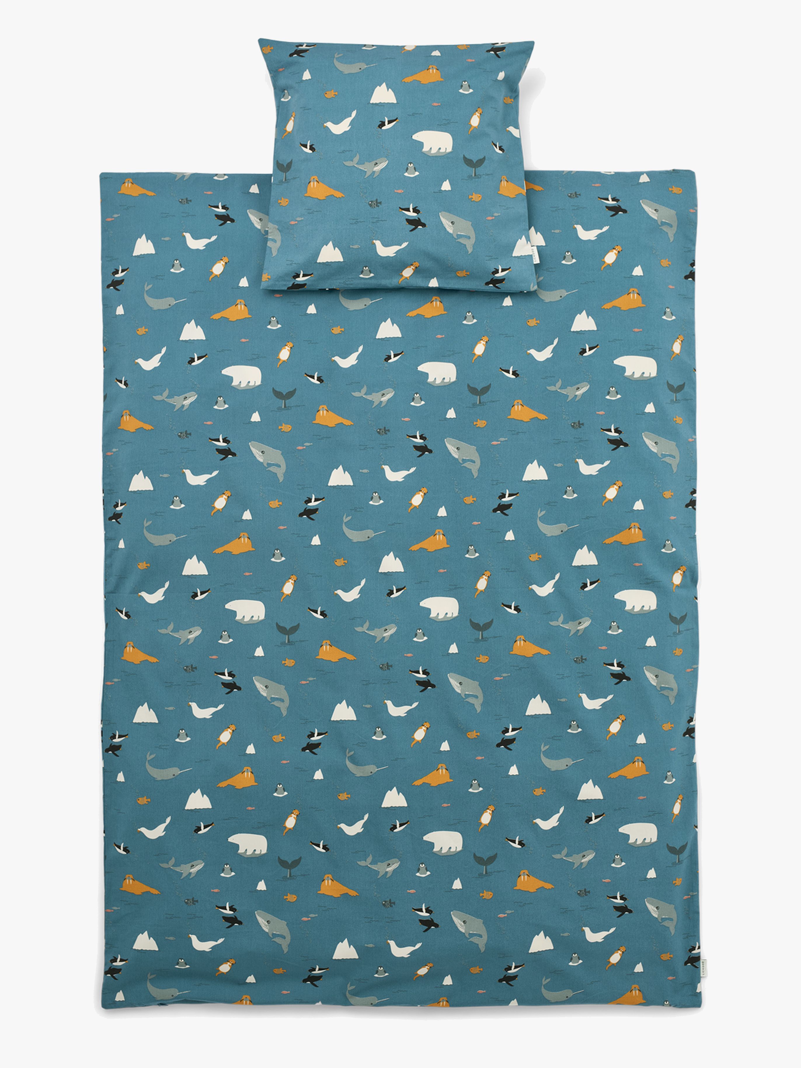 LIEWOOD Carmen Baby Bettwäsche 70x100 cm, Arctic Sea/Ocean View