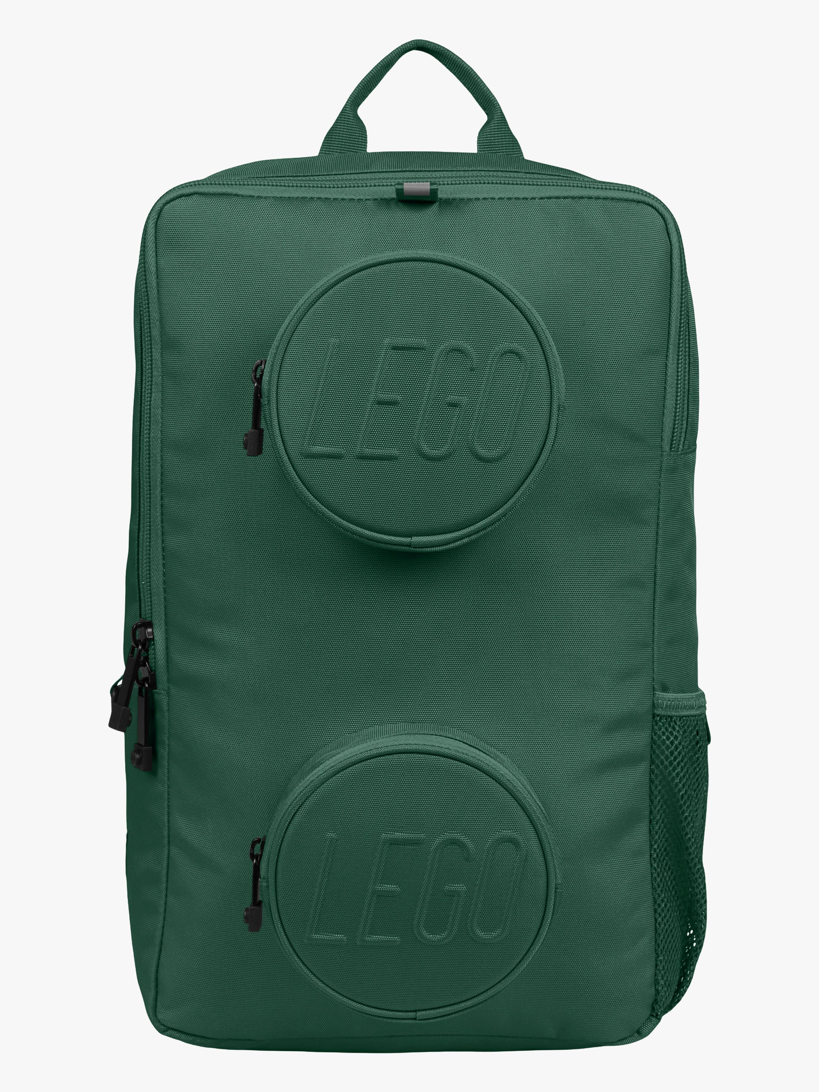 LEGO® Brick 1x2 Kinder Rucksack 18L Light, Earth Green