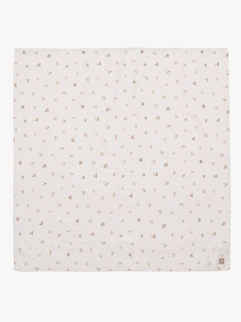 Jollein Musselintuch 115x115 cm 2er-Pack, Animal Friends