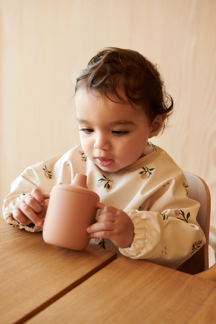 LIEWOOD Merle Cape Lätzchen mit Print, Peach/Sea Shell