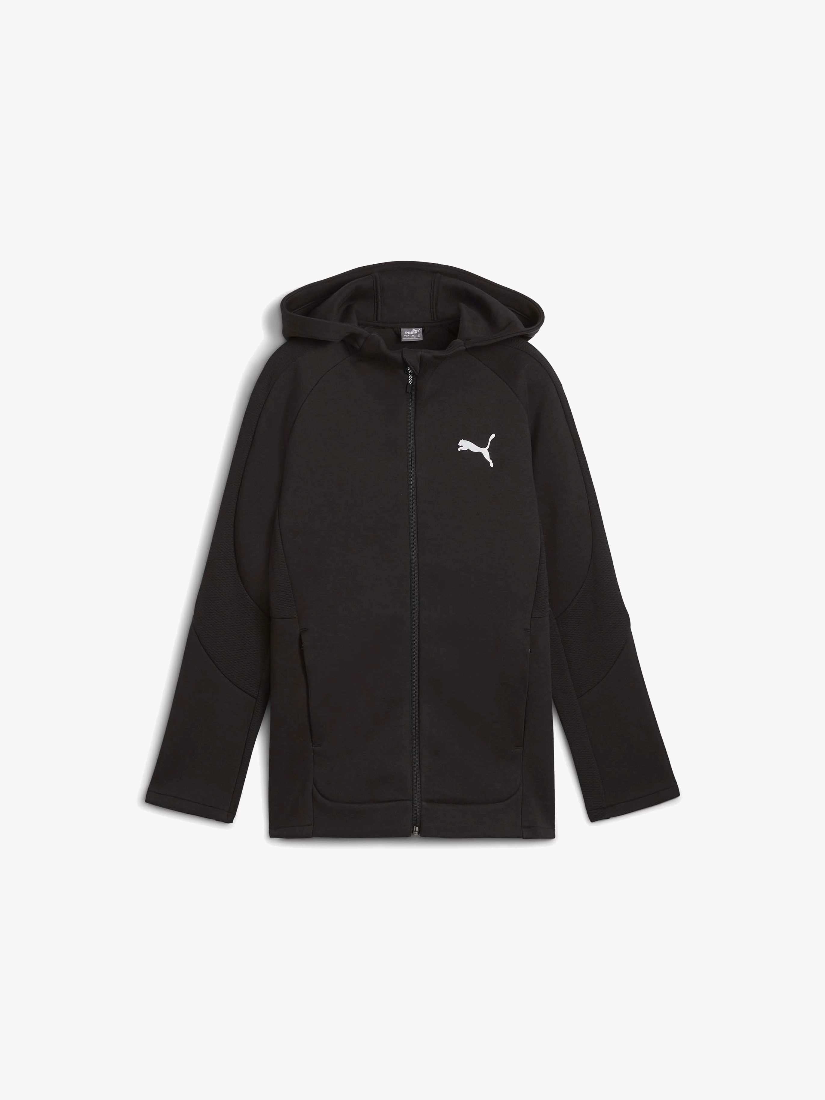 Puma Evostripe Full-Zip Kapuzenjacke, Schwarz, 116