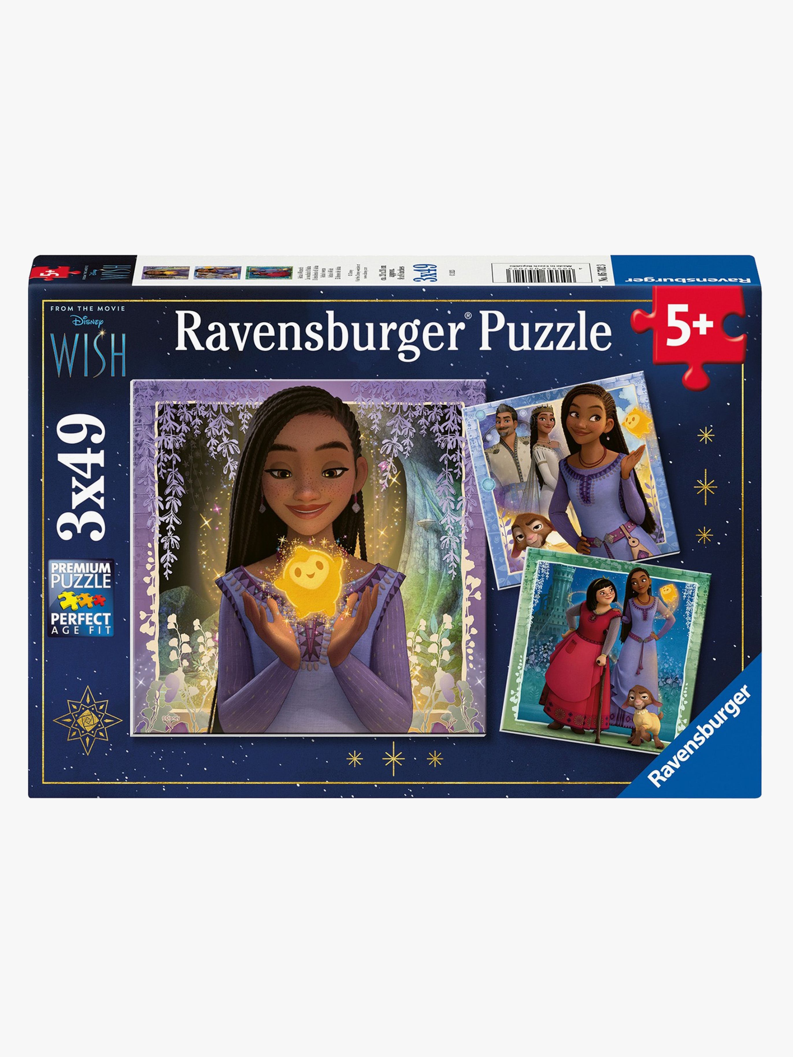 Disney Wish Puzzles 3x49 Teile
