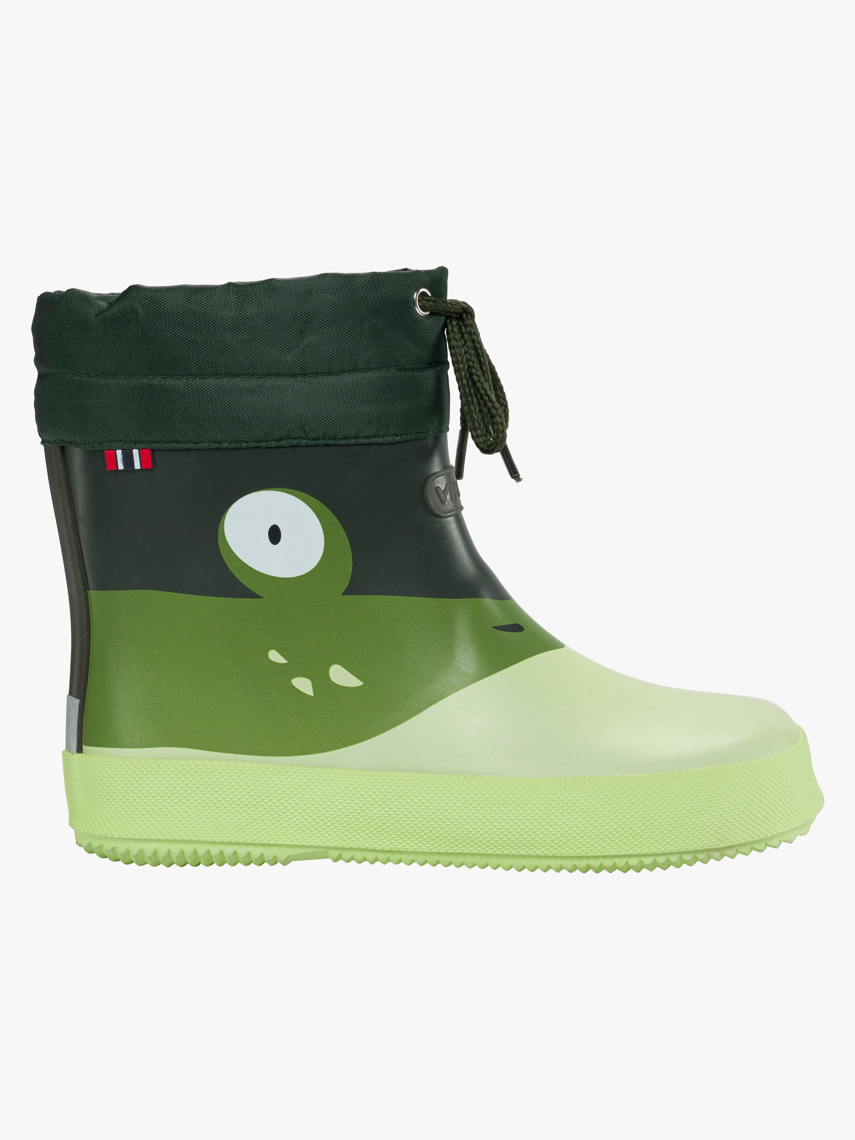 Alv Paw Print Barefoot Gummistiefel, Light Green / Green, 25, Kindergummistiefel, Kinderstiefel, Gummistiefel kinder, Kids
