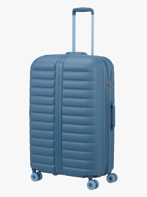 American Tourister Neovibe Spinner Koffer 96-106L, Steel Blue