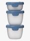 b.box Snackbox 3er-Pack, Ocean