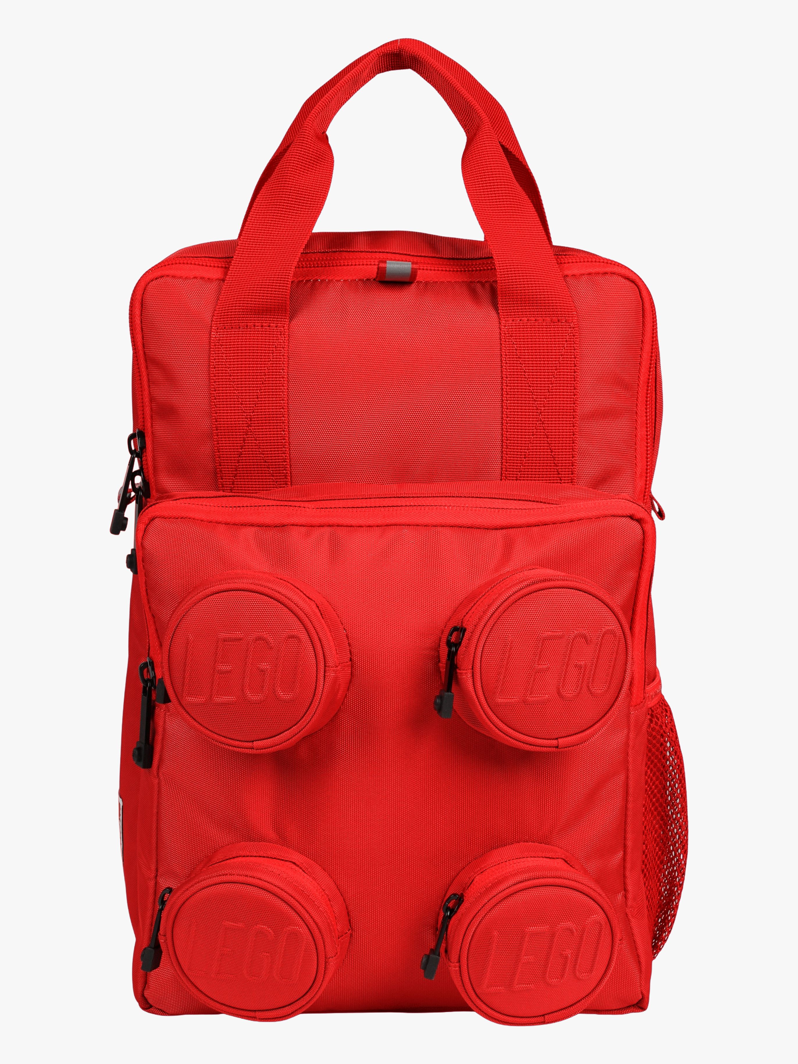 LEGO® Brick 2x2 Kinder Rucksack 15L Light, Bright Red