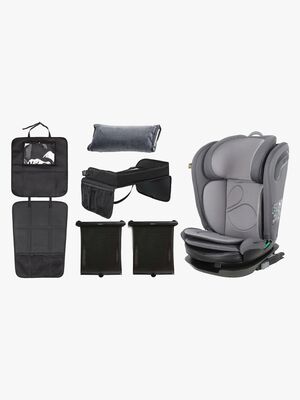 Beemoo Reform ISOFIX Kindersitz inkl. Zubehör, Mineral Grey