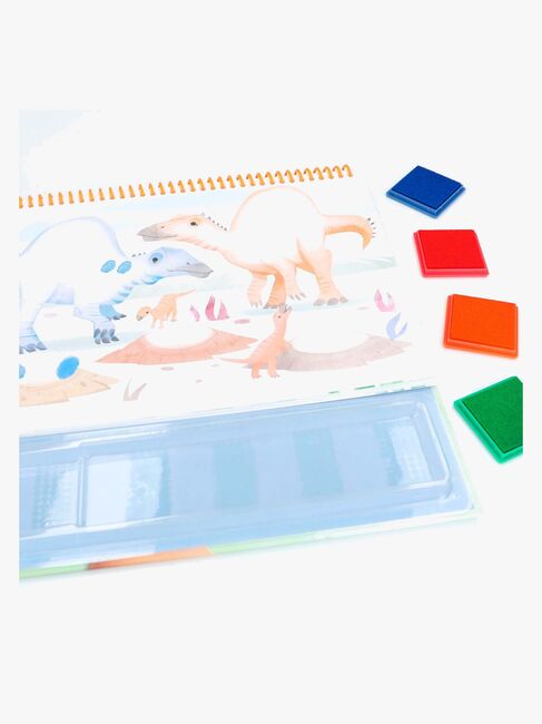 Dino World Fingerprint Fun Malbuch