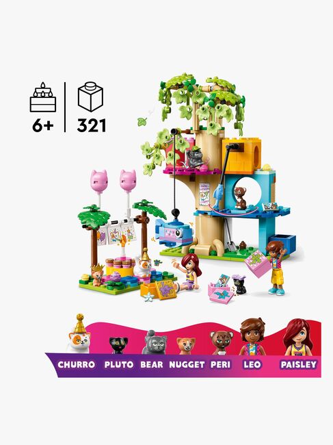 LEGO Friends 42666 Katzengeburtstagsparty & Baumhaus