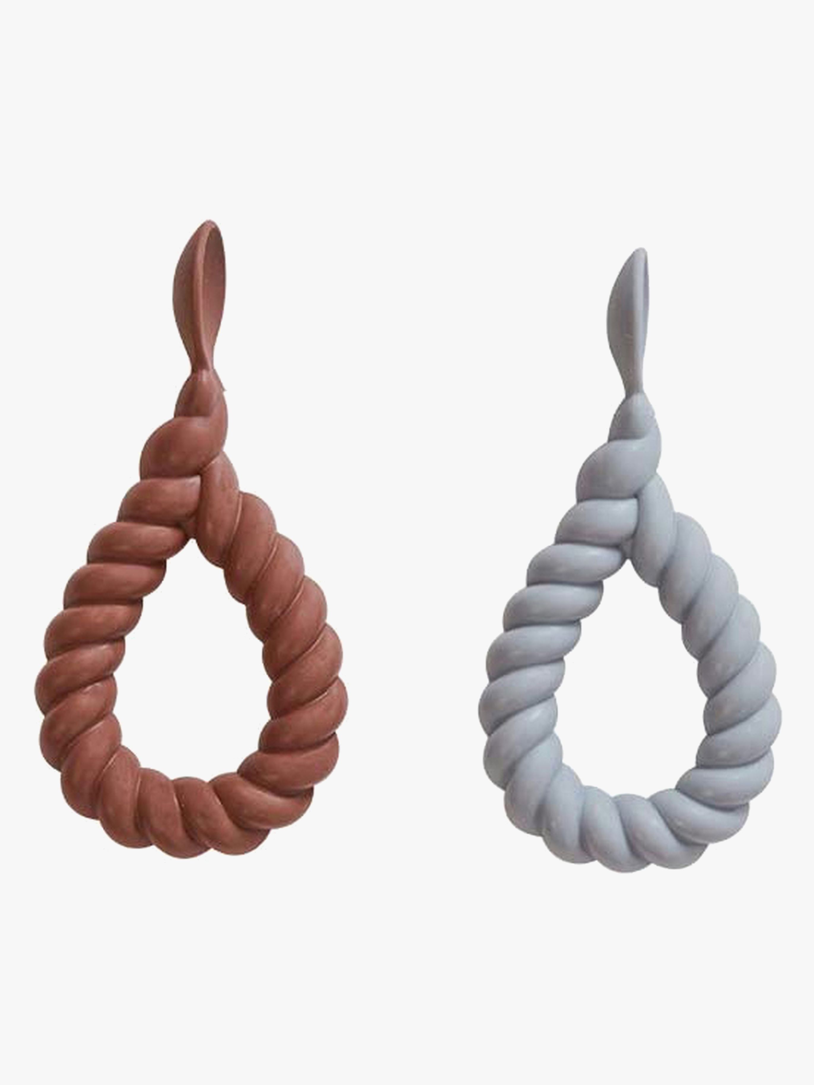 Mellow Löffel mit Griff 2er-Pack, Dusty Blue