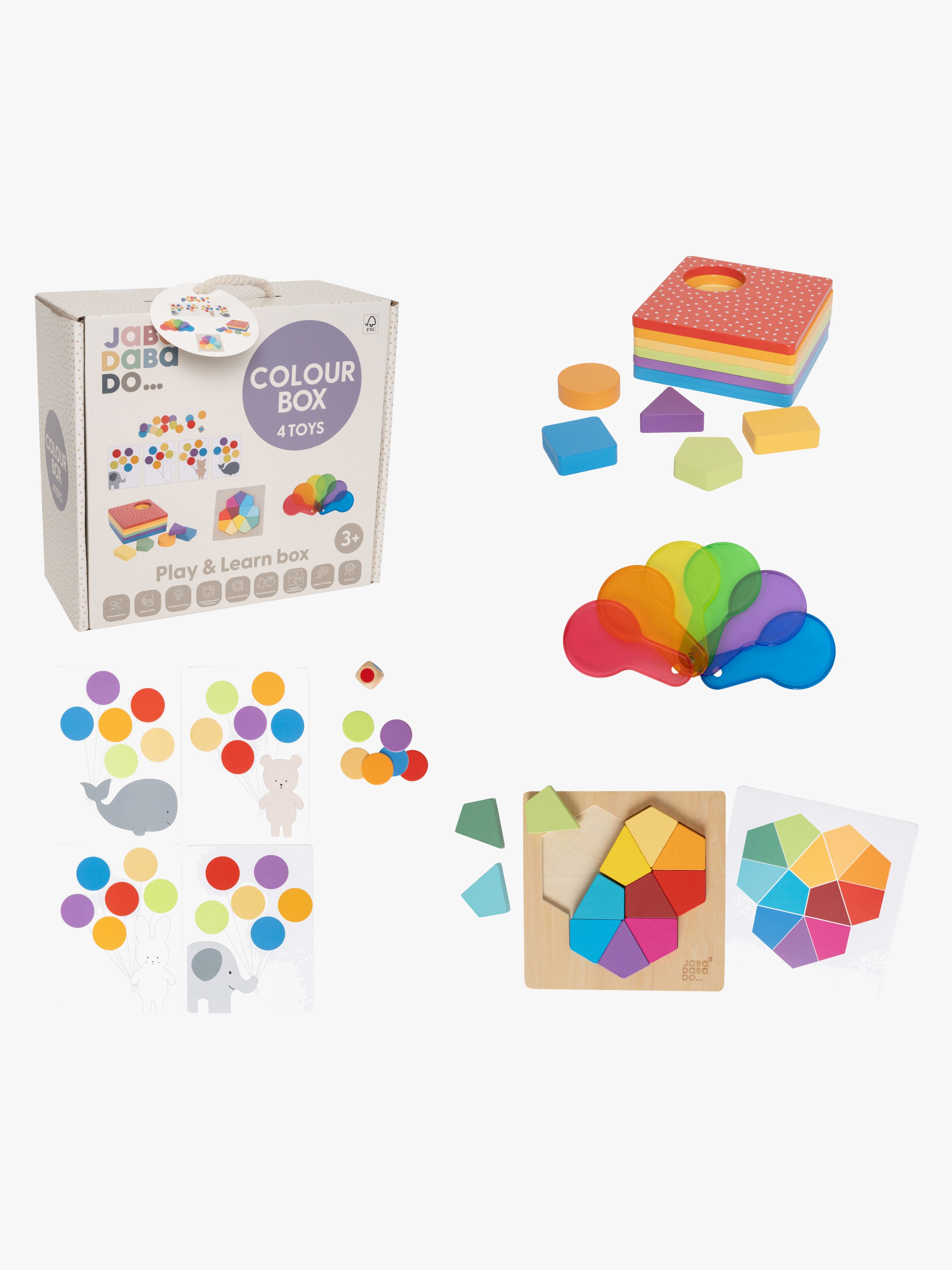 Jabadabado Spielen &  Lernen Box Farben