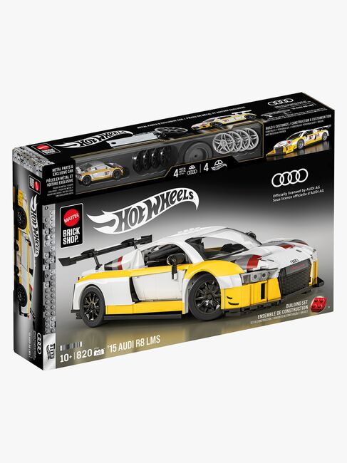 Mattel Brick Shop Hot Wheels Elite Series Bausatz ’15 Audi R8 LMS 820 Teile