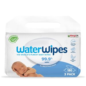 Water Wipes Biologisch abbaubare Feuchttücher 3x60er-pack
