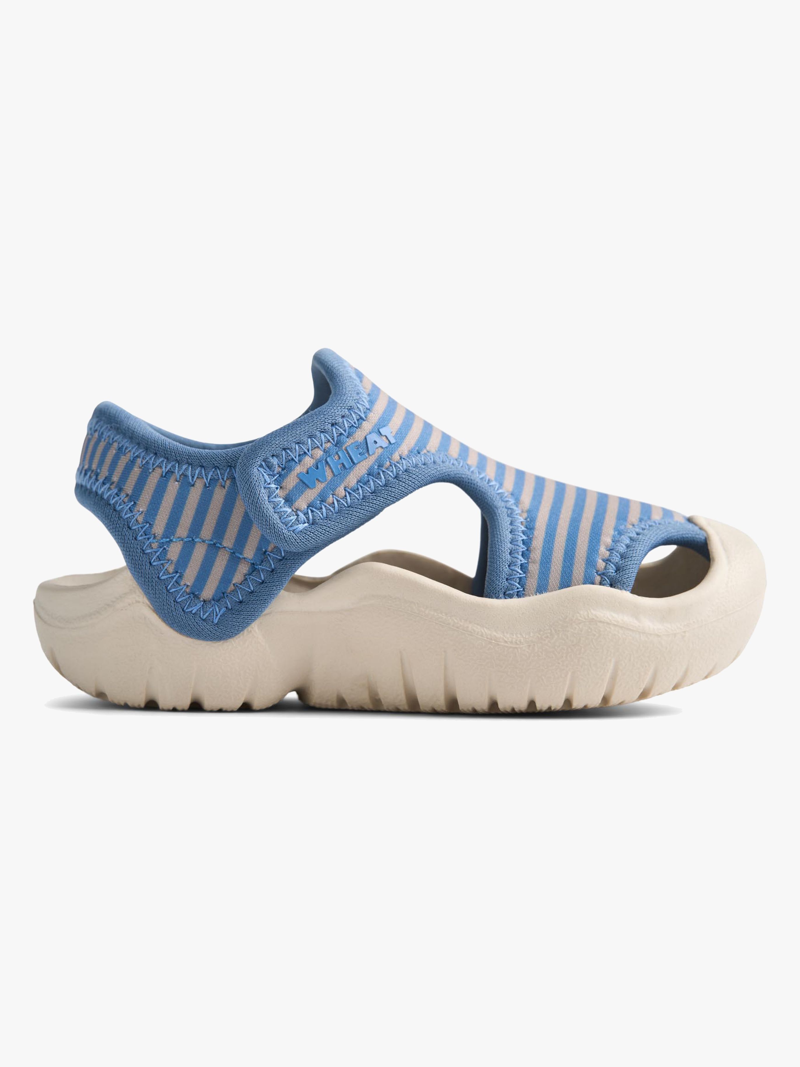 Wheat Bani Kinder Sandalen, Blue/Swim Stripe, 27
