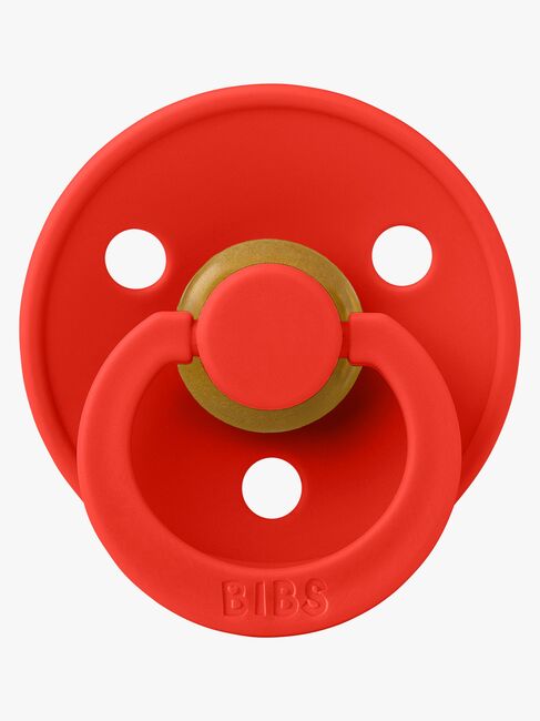 BIBS Colour Schnuller Latex Größe 2 Anatomisch, Candy Apple