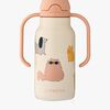 LIEWOOD Kimmie Trinkflasche 250 ml, Cats & Dogs/Sandy