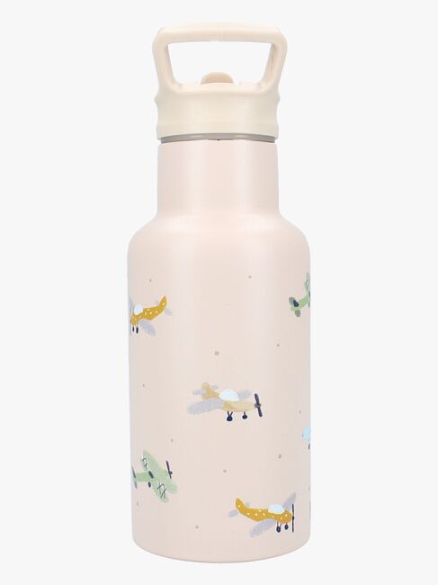 Kidzroom Stainless Steel Trinkflasche 350 ml Small Talk, Beige