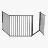 BabyDan Flex L Schraubgitter, Schwarz