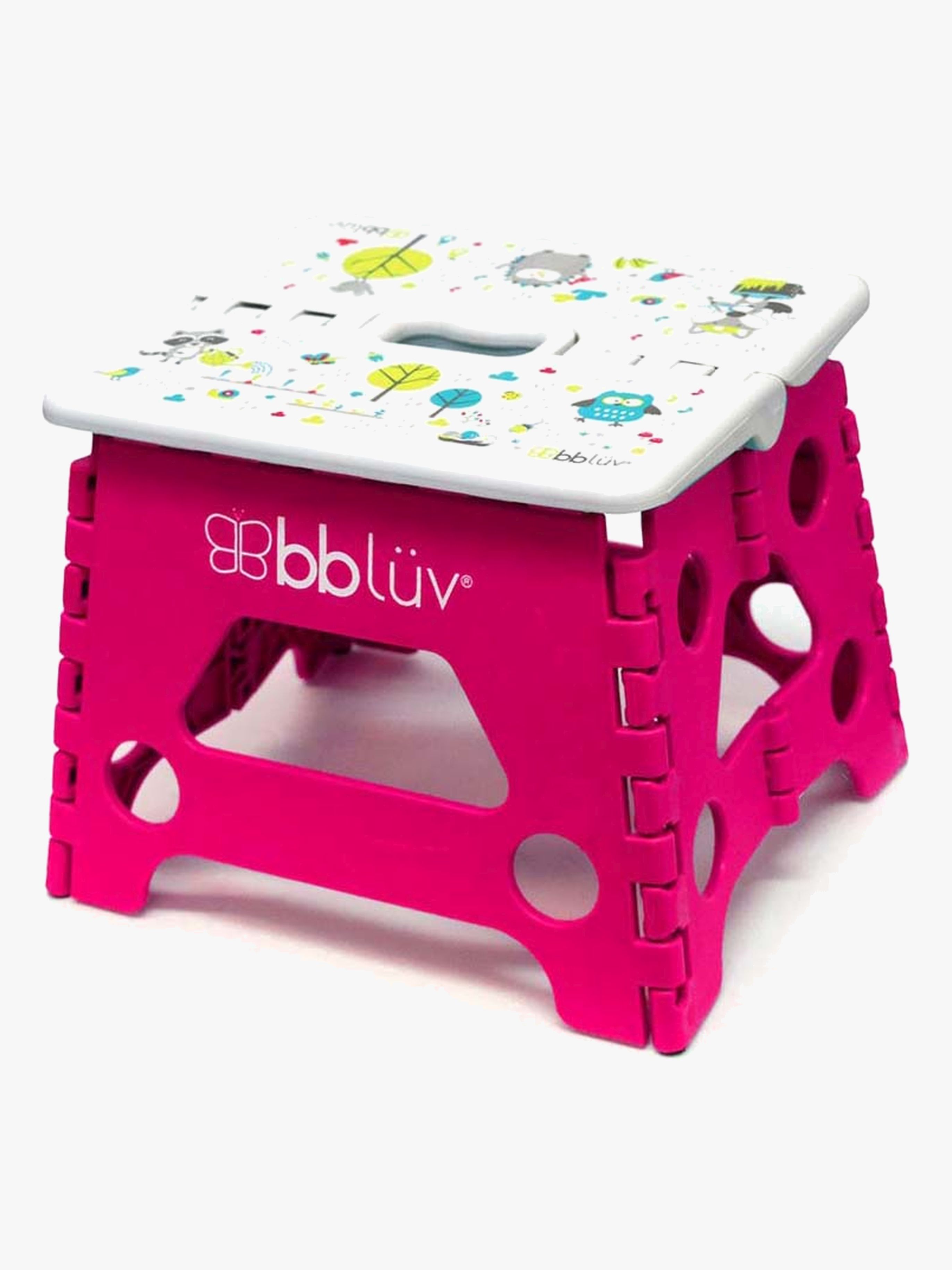 bblüv Klappbarer Badhocker, Rosa