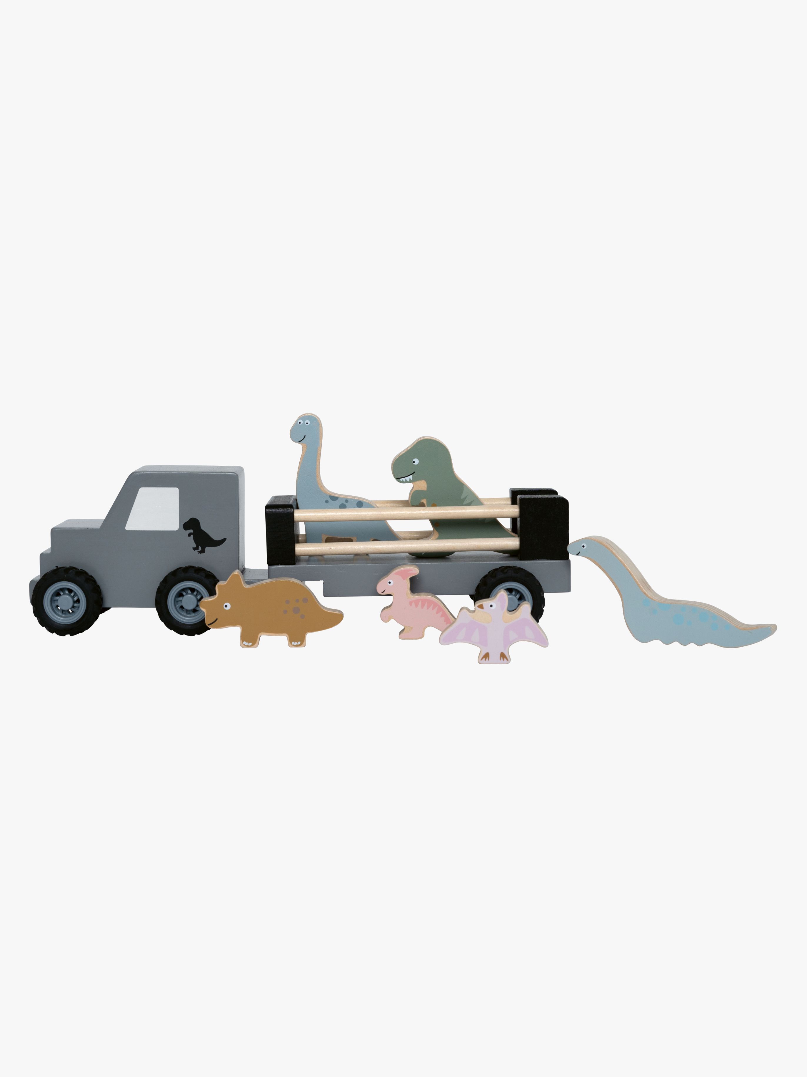 Traktor mit Dinosaurier