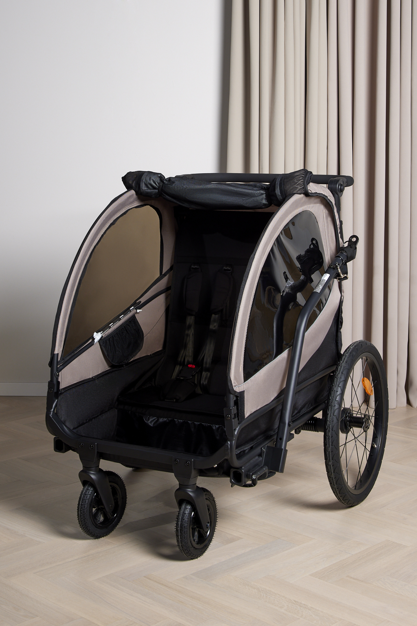 Beemoo Activity Sport Lite Fahrradanhänger, Beige