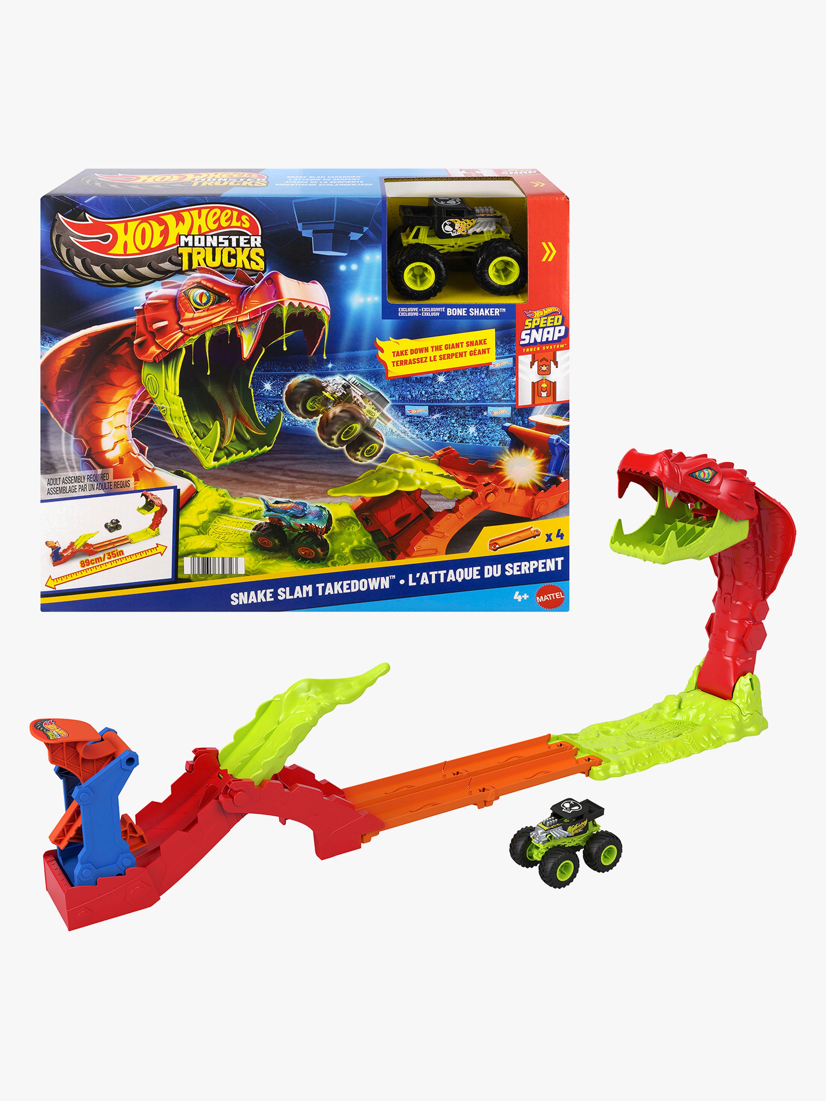 Monster Trucks Autorennbahn Snake Slam Takedown